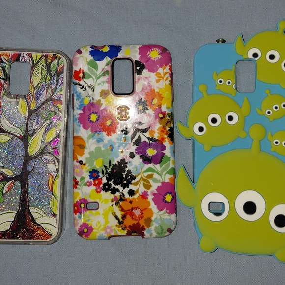 Source Unknown Other - Floral and Alien Themed Phone Cases
